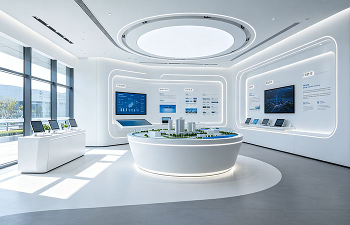小型企业展厅怎么做?小空间展厅设计扩容技巧(图1) 小型企业展厅怎么做 (1).jpg